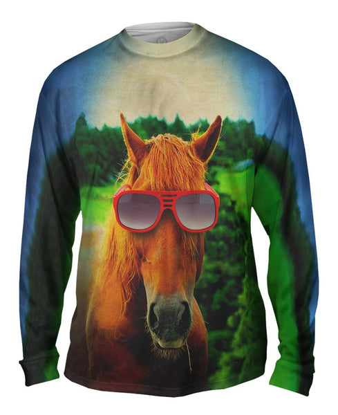 Red Horse Beauty Mens Long Sleeve
