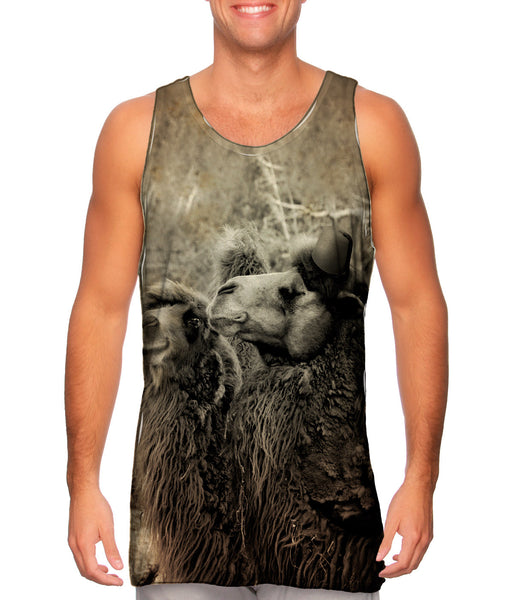 Couple Camel Fez&nbsp;Mens Tank Top