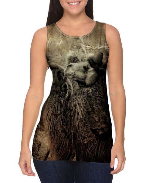Couple Camel Fez&nbsp;Womens Tank Top