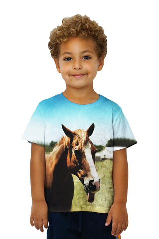 Kids Funny Tongue Horse