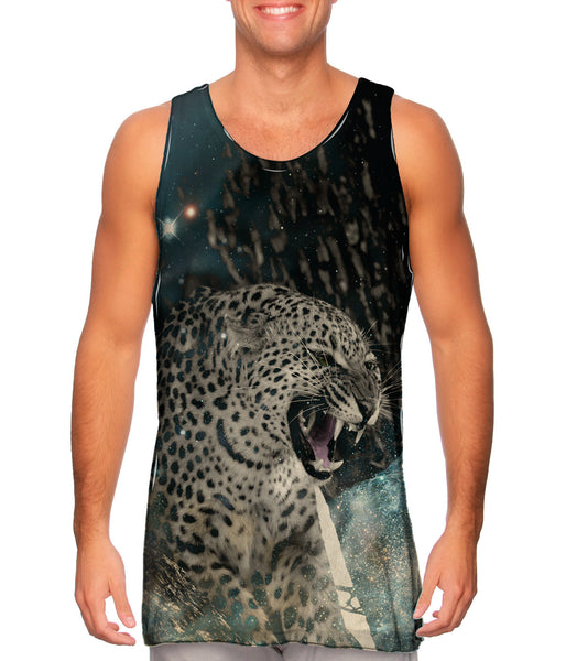 Fierce Space Leopard&nbsp;Mens Tank Top