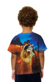 Kids Andes Llama Sunset