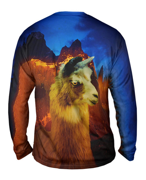 Andes Llama Sunset&nbsp;Mens Long Sleeve