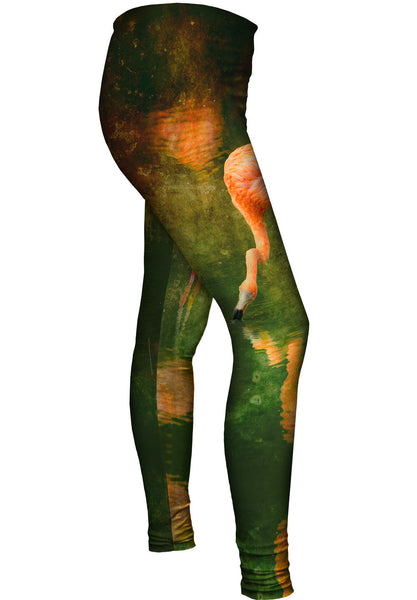 Stain Lake Flamingo&nbsp;Womens Leggings