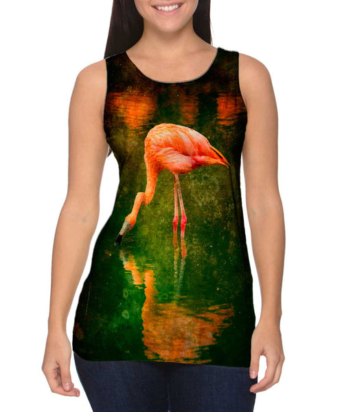 Stain Lake Flamingo&nbsp;Womens Tank Top