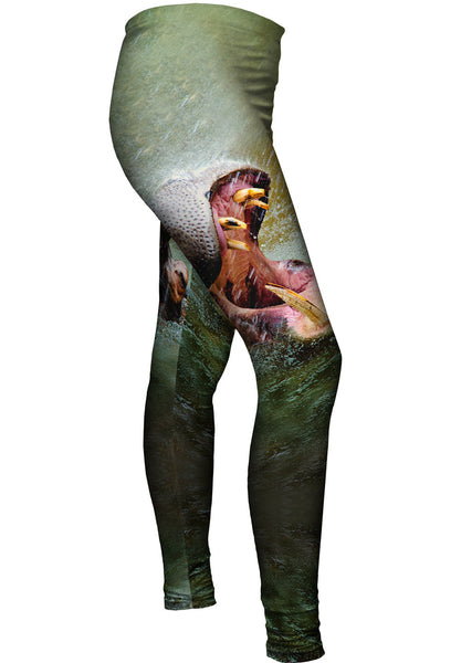 Rain Water Hippo Womens Leggings