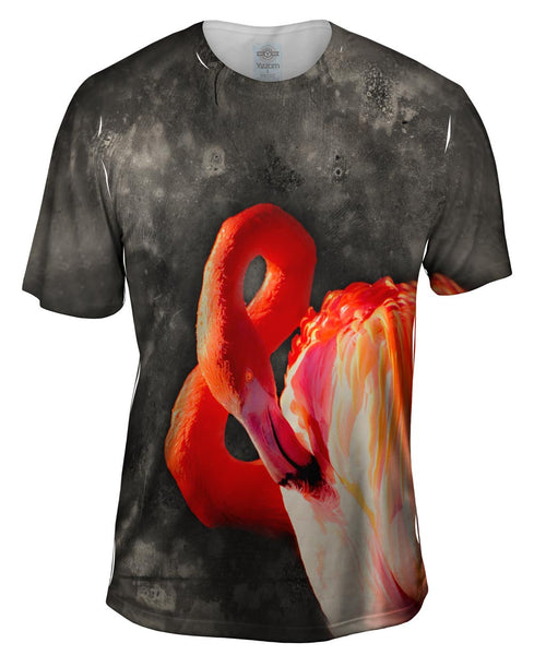 Moon Film Flamingo Mens T-Shirt