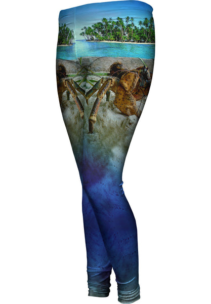 Robber Crab Island&nbsp;Womens Leggings