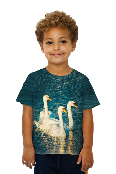 Kids Triple Swan&nbsp;Kids T-Shirt