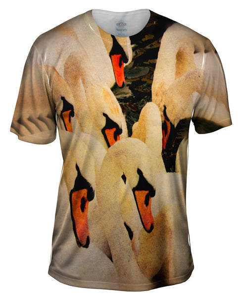 Swan Gathering Mens T-Shirt