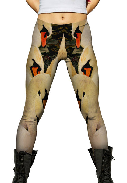 Swan Gathering&nbsp;Womens Leggings