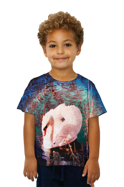Kids Vintage Film Swan&nbsp;Kids T-Shirt