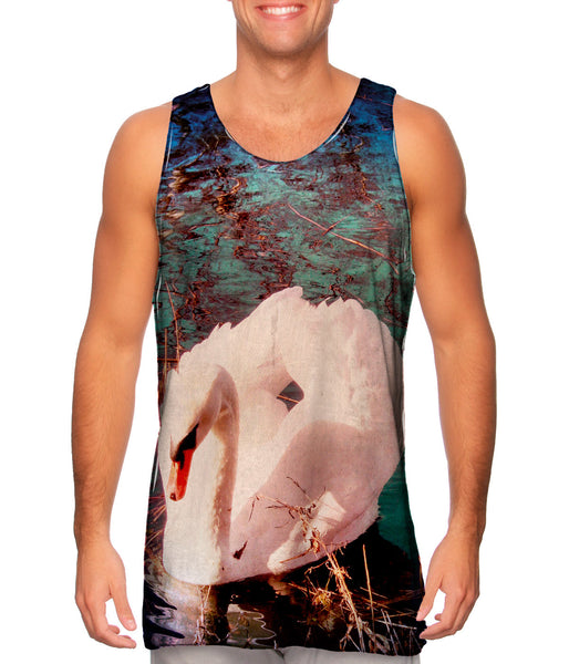 Vintage Film Swan&nbsp;Mens Tank Top