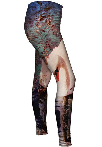 Vintage Film Swan&nbsp;Womens Leggings