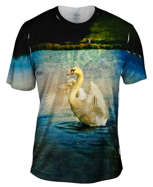 Pond Swan Mens T-Shirt