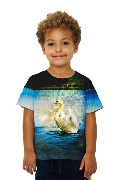 Kids Pond Swan&nbsp;Kids T-Shirt
