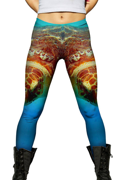 Deep Sea Turtle Womens Leggings