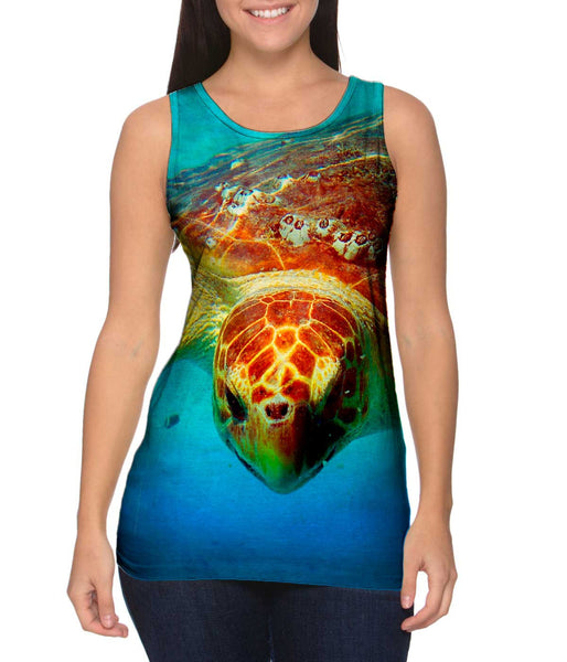 Deep Sea Turtle&nbsp;Womens Tank Top