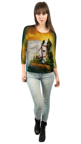 Spanish Paso Fino&nbsp;Womens 3/4 Sleeve