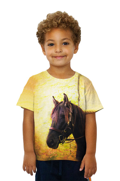 Kids Yellow Pride Horse&nbsp;Kids T-Shirt