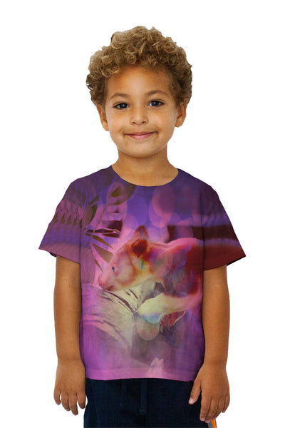 Kids Purple Tree Kangaroo&nbsp;Kids T-Shirt