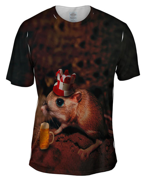 Beer Kangaroo Rat Mens T-Shirt