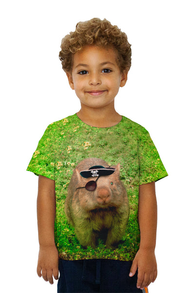 Kids Pirate Wombat Kids T-Shirt