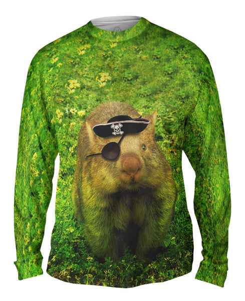 Pirate Wombat&nbsp;Mens Long Sleeve
