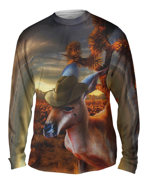 Crocodile Dundee Kangaroo&nbsp;Mens Long Sleeve