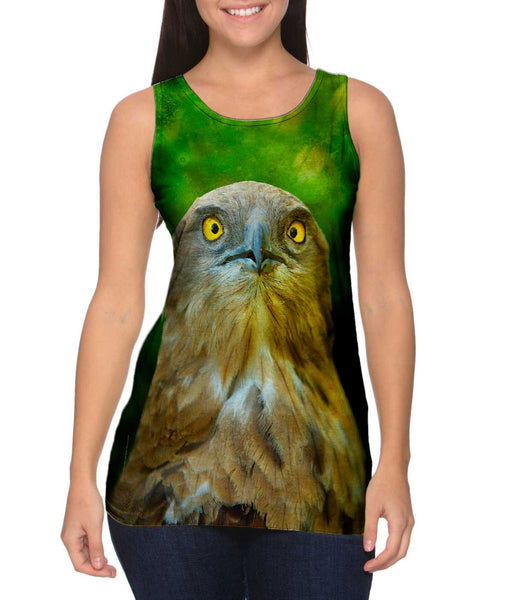 Yellow Eye Hawk&nbsp;Womens Tank Top
