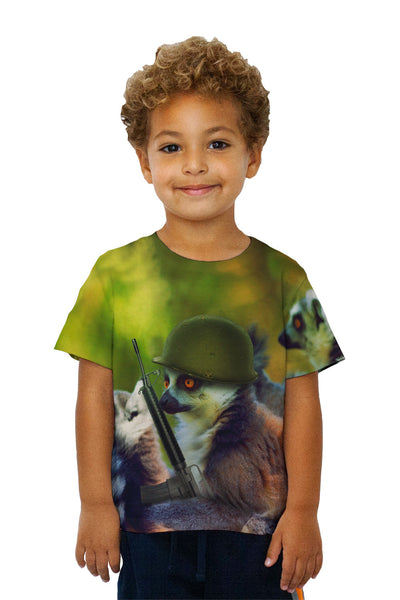 Kids Army Lemur&nbsp;Kids T-Shirt