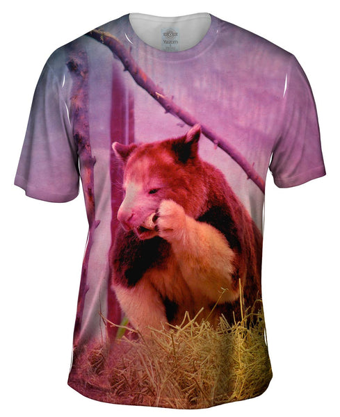 Eating Tree Kangaroo Mens T-Shirt