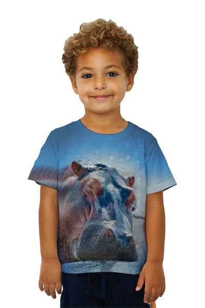 Kids Sleepy Hippo&nbsp;Kids T-Shirt