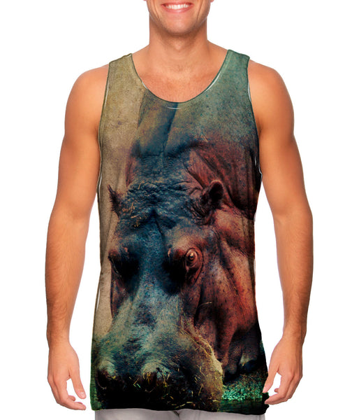 Drinking Hippo&nbsp;Mens Tank Top