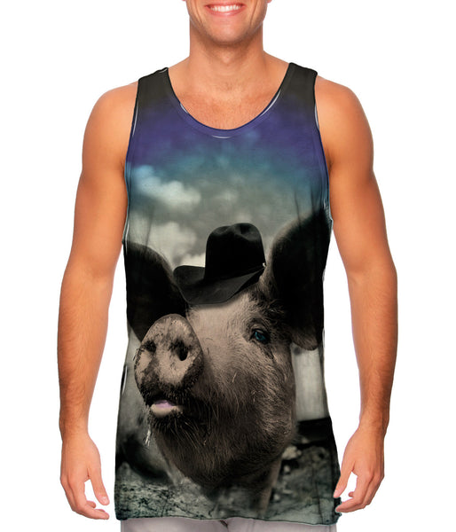 Cowboy Pig&nbsp;Mens Tank Top
