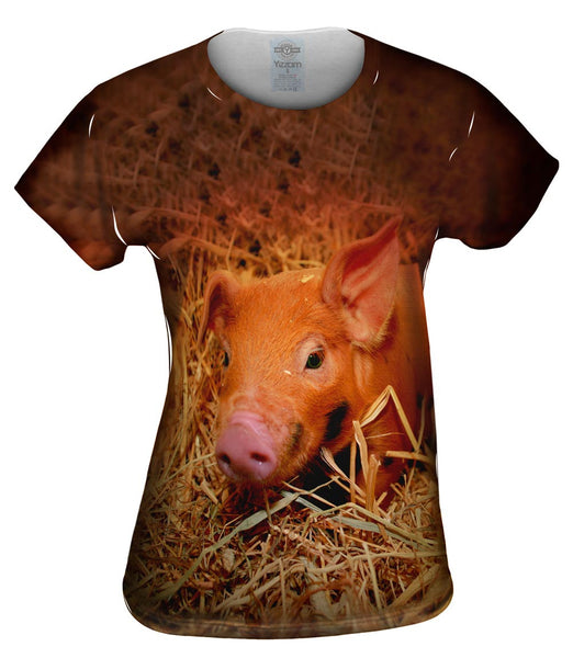 Ginger Baby Pig Womens Top