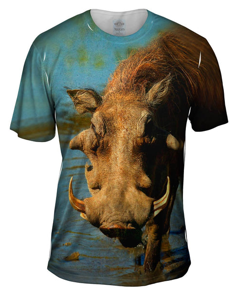 Warthog Stare Mens T-Shirt