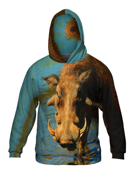 Warthog Stare Mens Hoodie Sweater