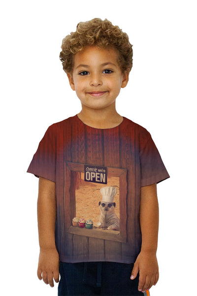 Kids Cupcake Baker Meercat&nbsp;Kids T-Shirt