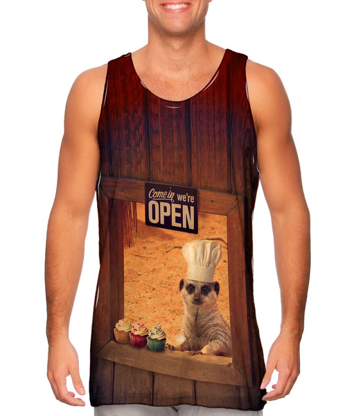 Cupcake Baker Meercat&nbsp;Mens Tank Top