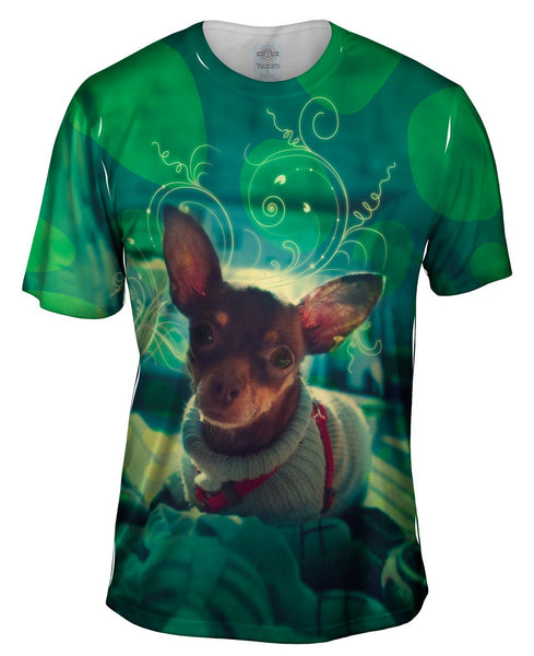 Cute Chihuahua Sweater Dog Mens T-Shirt
