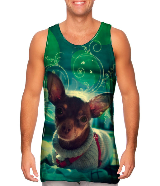 Cute Chihuahua Sweater Dog&nbsp;Mens Tank Top