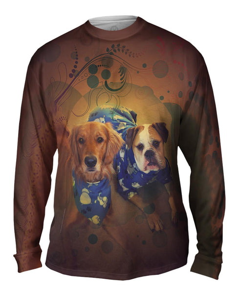 Twin Dogs Pajamas&nbsp;Mens Long Sleeve