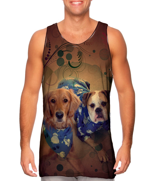 Twin Dogs Pajamas&nbsp;Mens Tank Top
