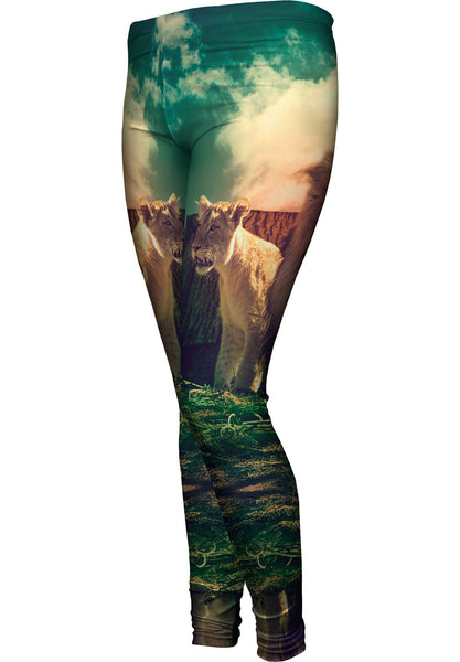 Wild Couple Lion Lioness&nbsp;Womens Leggings