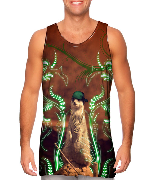 Bling Rapper Meercat&nbsp;Mens Tank Top