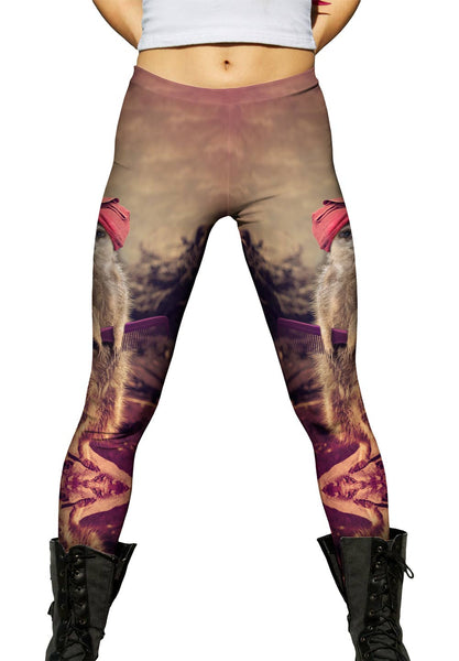 Bad Hair Day Meercat&nbsp;Womens Leggings