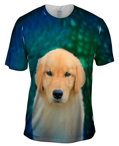 Golden Retriever Cute Puppy Mens T-Shirt