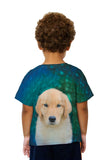 Kids Golden Retriever Cute Puppy