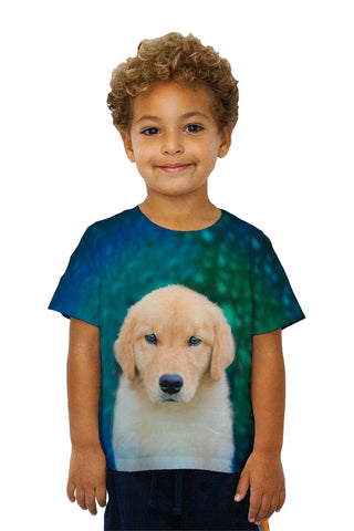 Kids Golden Retriever Cute Puppy